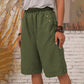 💥Kvinnor sommar avslappnade pocket shorts