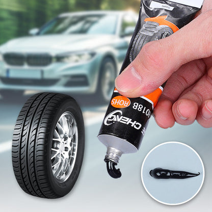 🎁Köp 2 få 1 gratis🔥Vattentätt och högtemperaturbeständigt lim för däckreparation