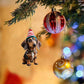 🐶 🎁Köp 1 få 1 gratis🔥🎄 7 stycken hängande hundmotiv julgransprydnader, vacker dekoration till julgranen ✨