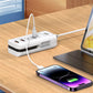 ⚡ 50% RABATT – Multifunktionell Snabbladdare med 2PD + 2USB! 🔌📱 66W, Inbyggd Type-C-kabel & Säker Laddning för 4 Enheter Samtidigt