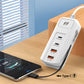 ⚡ 50% RABATT – Multifunktionell Snabbladdare med 2PD + 2USB! 🔌📱 66W, Inbyggd Type-C-kabel & Säker Laddning för 4 Enheter Samtidigt