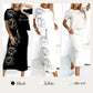 Women's casual floral t-shirt and bustier