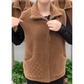 Women's Casual Lapel Premium Faux Mink Fur Zipper Vest