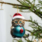 🎄10 stilar😻Katt julgran prydnad✨Hängande kattprydnader