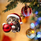 🎄10 stilar😻Katt julgran prydnad✨Hängande kattprydnader