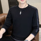 Herr Rund Hals Varm Fodrad Sweatshirt