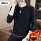 Herr Rund Hals Varm Fodrad Sweatshirt