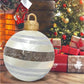 🎄julrea 49% RABATT🔥Utomhus Jul PVC uppblåsbar Dekorerad Boll