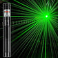 Röd och grön enkelpunkts laserljus