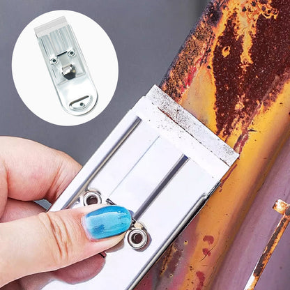 🔥Köp 1 få 1 gratis🔥Miniskrapa i metallrakblad