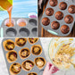 🍓2025 New Sale🎁Set med silikonbakformar för enkel bakning