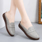 Women's Casual Hollow Out Wedge Backless Mule Sandals