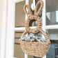 Bunny Basket Hängande Väggficka Vårdekor
