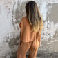 💖Limited Sale 50% OFF💖Tvådelat casual set i enfärgat för kvinnor