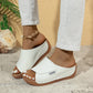 🔥🎁Nyhet 50 % RABATT🔥🔥Casual Wedge Slide-sandaler för kvinnor