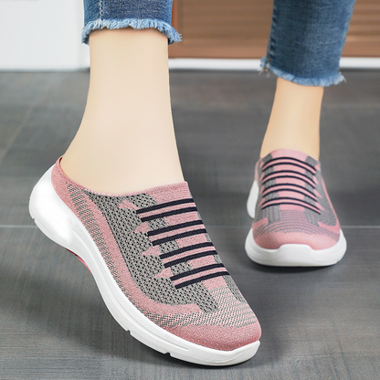 🔥🎁Nyhet 50 % RABATT🔥Andningsbara sneakers med öppen bakdel för damer