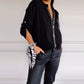 Casual topp med patchwork pailletten