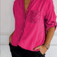 Casual topp med patchwork pailletten