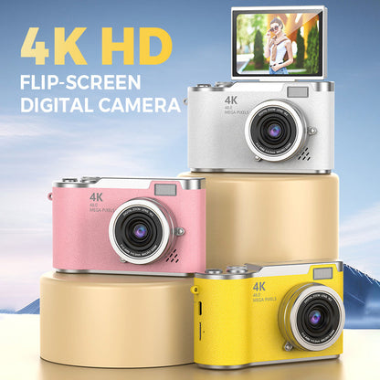 🔥🎁Nyhet 50 % RABATT🔥‼️🔥Tidsbegränsat erbjudande📷4K-digitalkamera med vändbar skärm💥