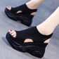 🔥🎁Nyhet 50 % RABATT🔥❄️Women's Wedge Sandals med öppen tå✨