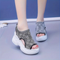 🔥🎁Nyhet 50 % RABATT🔥❄️Women's Wedge Sandals med öppen tå✨