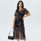 👗 50% RABATT NU! 🎀 Böljande V-ringad tryckt långklänning – Mjukt, luftig & romantisk – Perfekt för sommaren, stranden eller en kvällspromenad – böljande siluett med elegant fall ✨🌸