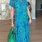 🔥🎁Nyhet 50 % RABATT🔥🌼Klänning med tryck för kvinnor 💥