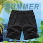 🩳 50% RABATT 🌬️ | Herrshorts med Elastisk Midja – Andningsbara & Säkra Fickor
