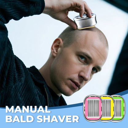 🎁50 % rabatt under en begränsad tid🪒 Snabb och bekväm rakning - Specialverktyg för manuell rakning av skalliga huvuden 💈👨‍🦲