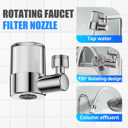 🚰 50% rabatt! 🔥 Universalmunstycksfilter till kran – 720° rotation – Vattenbesparande, två sprutlägen, enkel installation💧