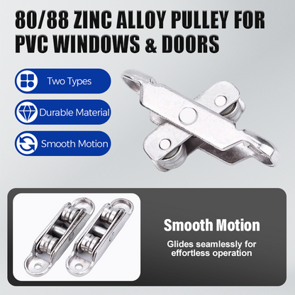✨Köp 2 få 1 gratis 🎁80/88 Rulle i sinklegering för PVC-fönster och -dörrar