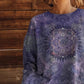 👚Säsongsbutik🍂Losvallend tie-dye-tröja för damer