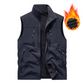 ⏰ Tidsbegränsat Erbjudande: 49% RABATT 🔥🧥 Herr Oversized Ärmlös Västjacka Med Fickor