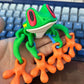 🐸 Söt 3D-groda kylskåpsmagnet – Stark magnet, rolig dekoration & perfekt presentval!