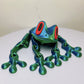🐸 Söt 3D-groda kylskåpsmagnet – Stark magnet, rolig dekoration & perfekt presentval!