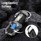 🔥🎁Köp 2 få 1 gratis🔥🔦 Uppladdningsbar ficklampa för nyckelring – 300 lumen, laddning via USB-C & Kompakt, okrossbar design för EDC⚡