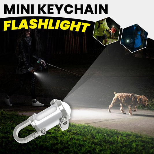 🔥Het försäljning🔥1200LM superljus mini-nyckelringficklampa, vattentät
