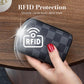 🔥🎁Nyhet 50 % RABATT🔥Plånbok med dragkedja för kreditkort med RFID-skydd