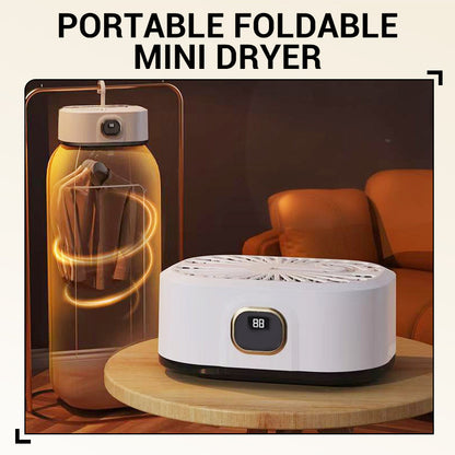 🔥🎁 NYHET – 50 % RABATT 🔥Bärbar, hopfällbar mini-multifunktionell torktumlare