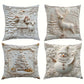 🔥🎁Nyhet 50 % RABATT🔥✨ Julkuddfodral 4-pack - Mjuka 3D-festmotiv med Andas Material för Mysig Julstämning 🎄❤️