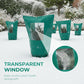 🌿 🔥🎁Köp 1 få 1 gratis🔥❄️ Frysskydd vinterväxtöverdrag med dragkedja & dragsko – transparent fönster, hållbart & mångsidigt – perfekt för frostskydd av växter 🏠