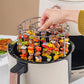 🥩 Grillset i 316 rostfritt stål för luftfritös – 12–72 grillspett, inklusive värmetåliga handskar, hälsosam matlagning🍢
