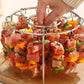 🥩 Grillset i 316 rostfritt stål för luftfritös – 12–72 grillspett, inklusive värmetåliga handskar, hälsosam matlagning🍢