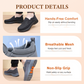 👟 60% RABATT NU! ✨ Ortopediska Andningsbara Slip-On-Sneakers för Män - Stödjer Sulgång med Minnesskuminsatser för Bekväm Heltidsanvändning 🏃‍♂️💨