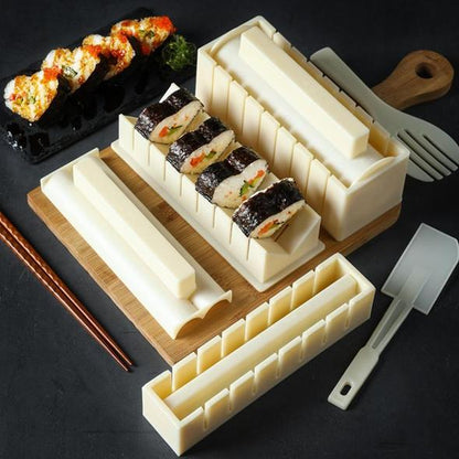 🔥🎁Nyhet 50 % RABATT🔥🍣 Gör egen sushi hemma – enkel sushi-form för perfekta rullar varje gång