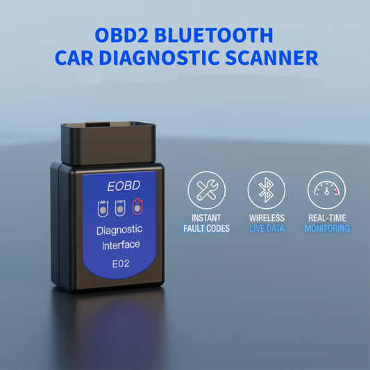🔥🎁Nyhet 50 % RABATT🔥OBD2-diagnostikskanner med Bluetooth för bilar