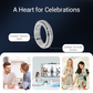 💖 Black-Friday-Erbjudande – 50 % Rabatt! 🔥Rotationsbar spinnerring i titanstål med zirkonia