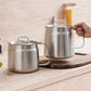🍟 50% RABATT NU! ✨ 3-i-1 304 Rostfritt Stål Multifunktionell Oljesil Kruka – 2-i-1 Design, Enkel Fritering & Oljeåteranvändning – Förenkla Ditt Kök 🍳