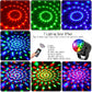 🌈 KÖP 2 FÅR 3! ✨ MAGISK LED-DISKOKULA - 16 Färglägen & Fjärrstyrd Rotation, Bärbar med Inbyggt Batteri, Perfekt för Fest och Hemmadisco 🎉🔋