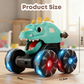 🦖🚚 50% REA NU! 🔥 Dinosaurie Tryck och Kör-bil - Ropande Ljud & Blinkande Ljus, Perfekt Present för Barns Fantasilek 🎁✨